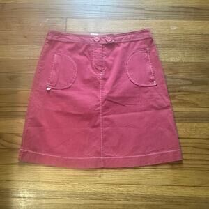 Anthropologie Sitwell Red Skirt – Size 8